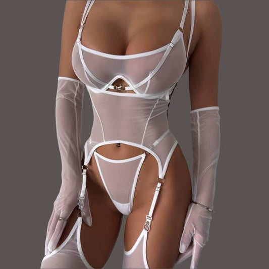Sensual Sexy Female Lingerie Porno See through Women'S Ethical Underwear Sissy Dance Girls' Clubwear Call of the Night