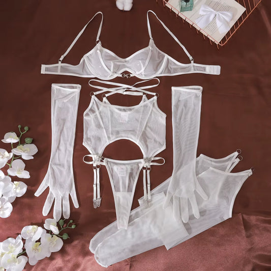 Sensual Sexy Female Lingerie Porno See through Women'S Ethical Underwear Sissy Dance Girls' Clubwear Call of the Night