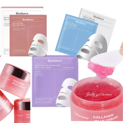 TRATAMIENTO NOCTURNO MASCARILLA DE COLAGENO + GEL DE COLAGENO